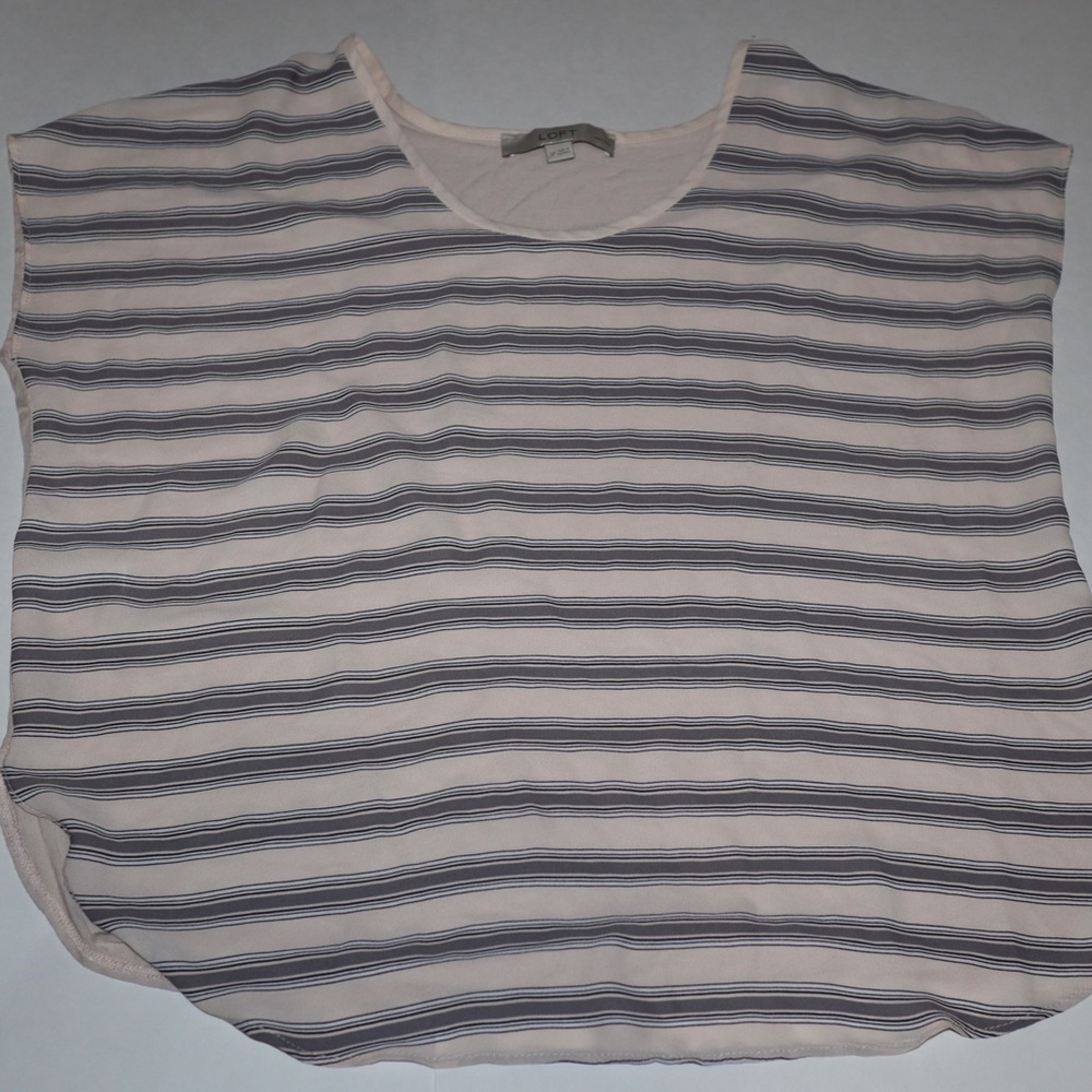 Casual striped Loft brand blouse